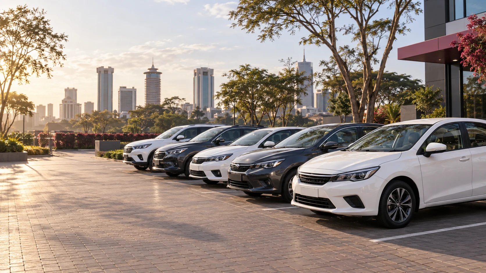 Managed fleet of passenger cars in Nairobi